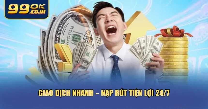 Giới Thiệu 99ok – Nhà Cái Cá Cược Đỉnh Cao Cho Người Chơi Hiện Đại Với 99ok, mọi giao dịch đều được xử lý trong thời gian siêu ngắn